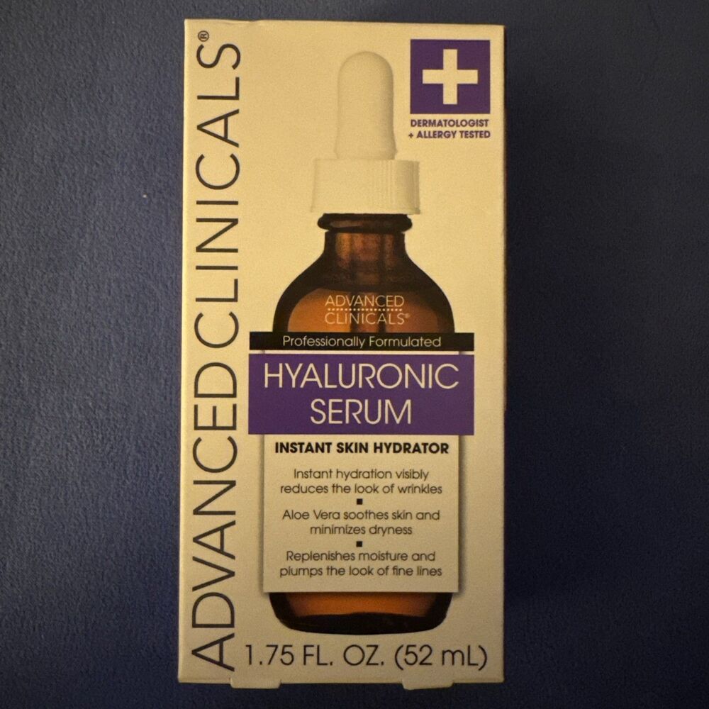 Advanced Clinicals, Hyaluronic Serum, Instant Skin Hydrator, 1.75 fl oz (52 ml)